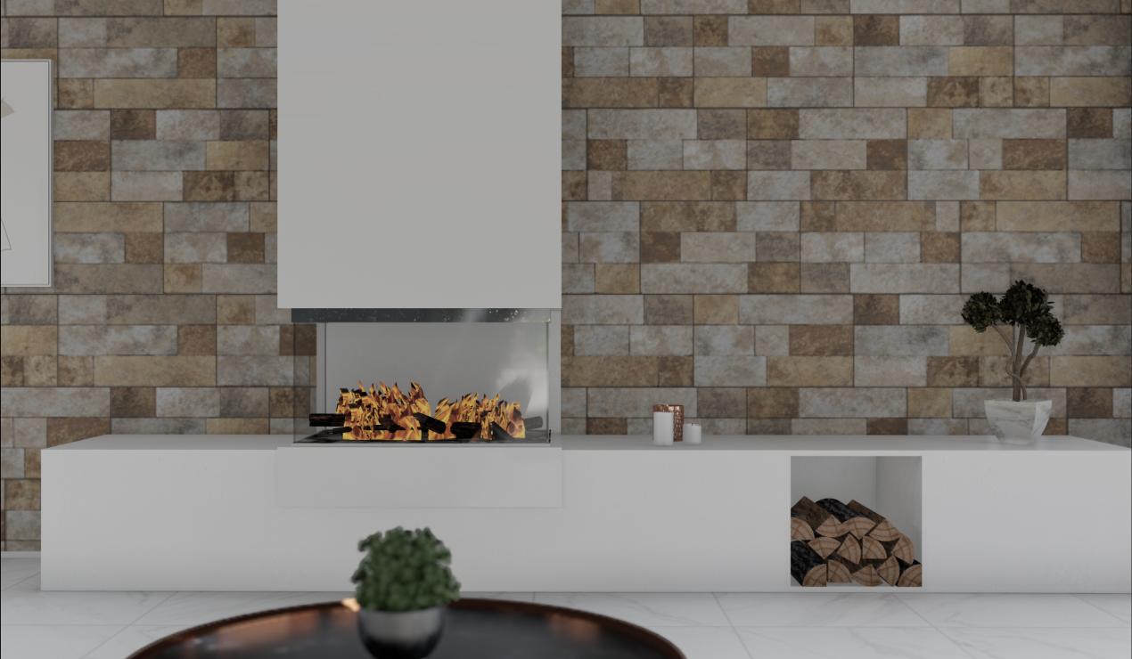 Ceramica Antideslizante Para Exterior Cortines 35x60 Oxido Bariloche