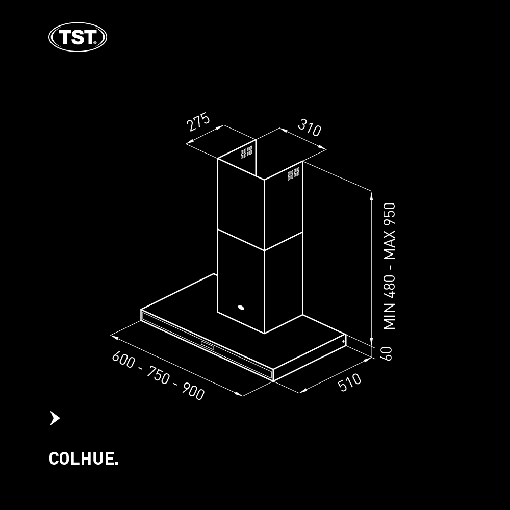 Campana TST Colhue 75 Cm