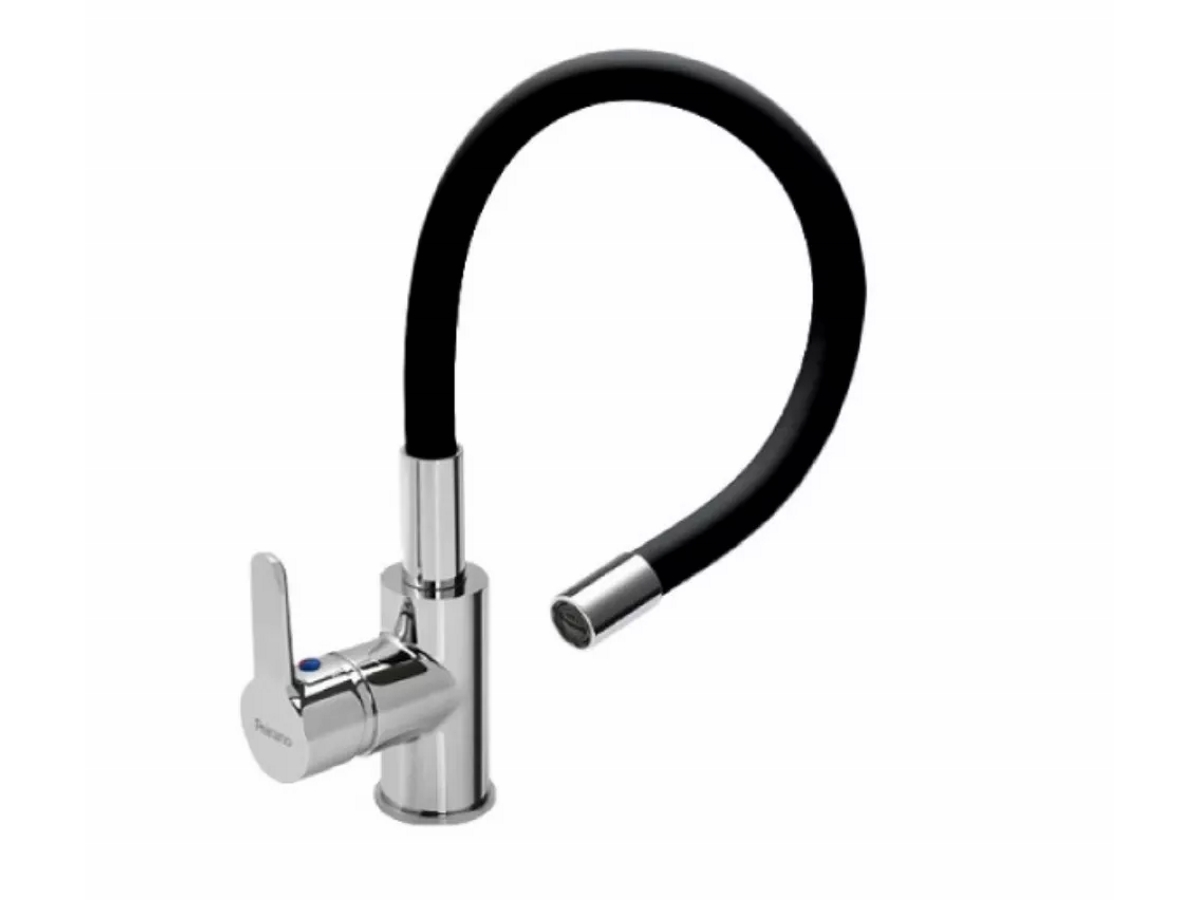 Griferia Monocomando Para Cocina Peirano Colors Negra 20-172
