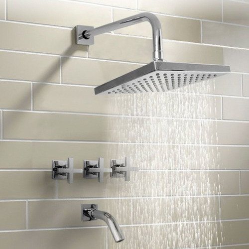 Griferia Bimando Para Ducha Con Transferencia Peirano Santander 80-135