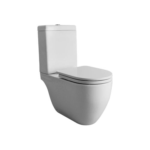 Deposito De Apoyar inodoro Ferrum Fontana Dual Blanco