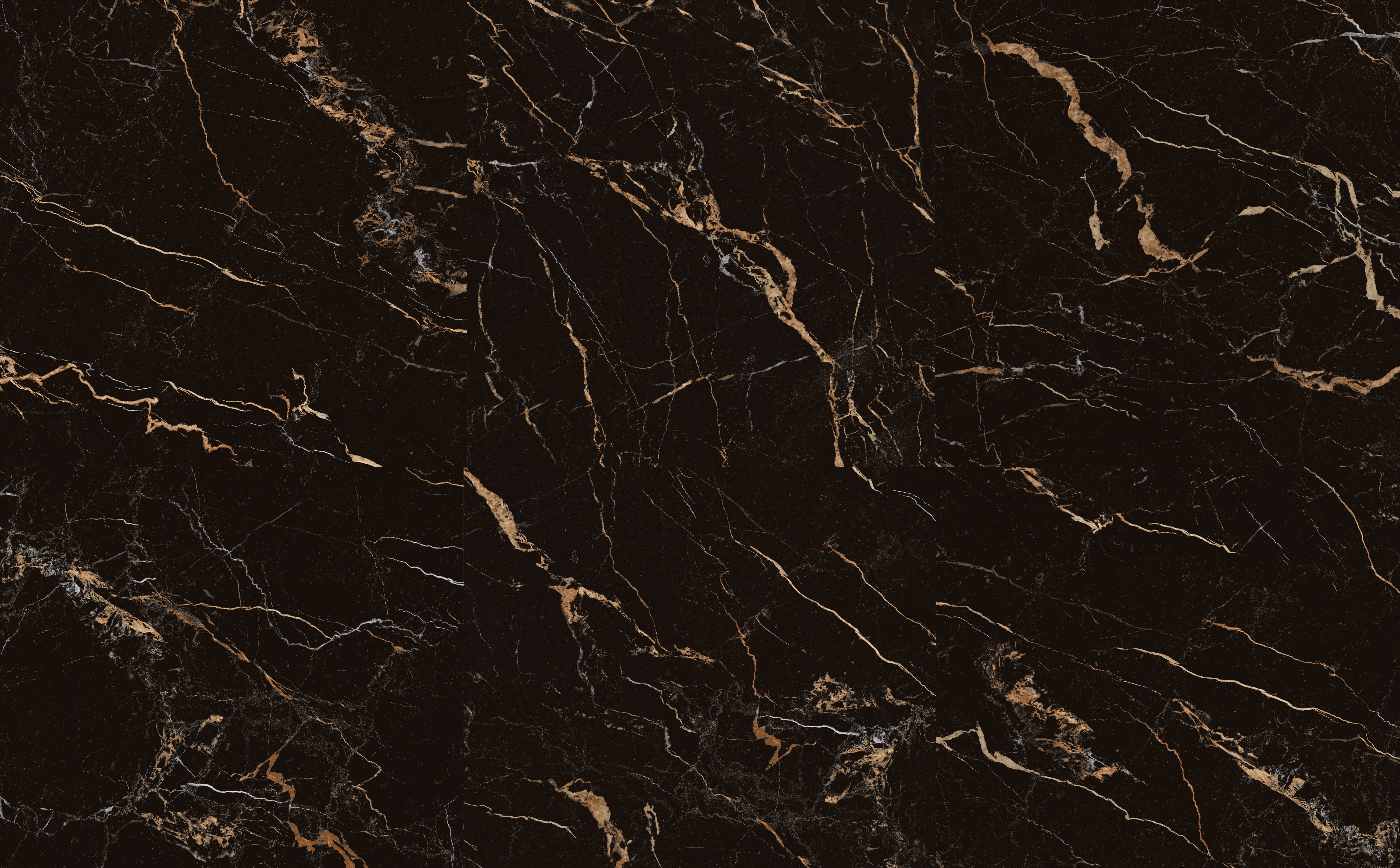 Porcelanico Lume 75x75 Nero Portoro