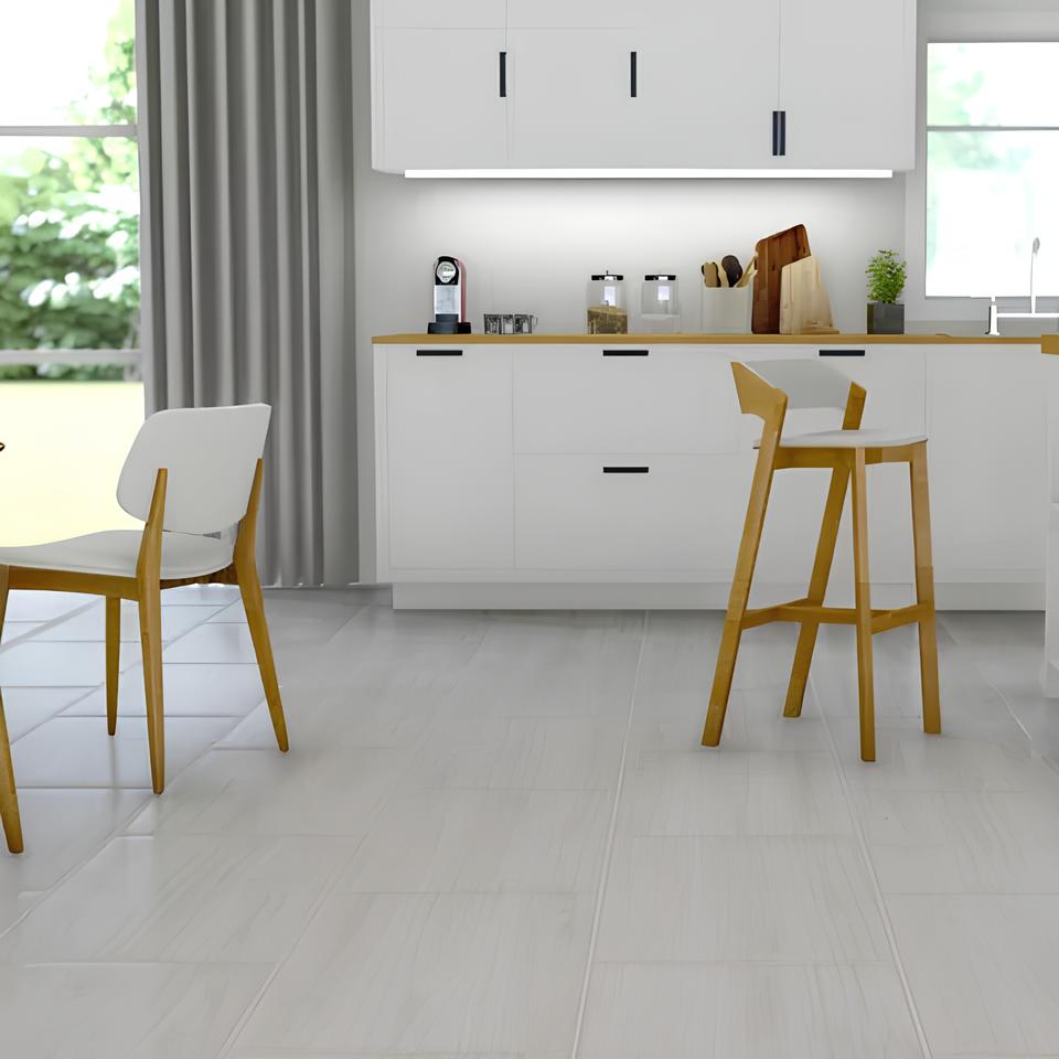 Cerámica Lourdes 35x35 Travertino Gris