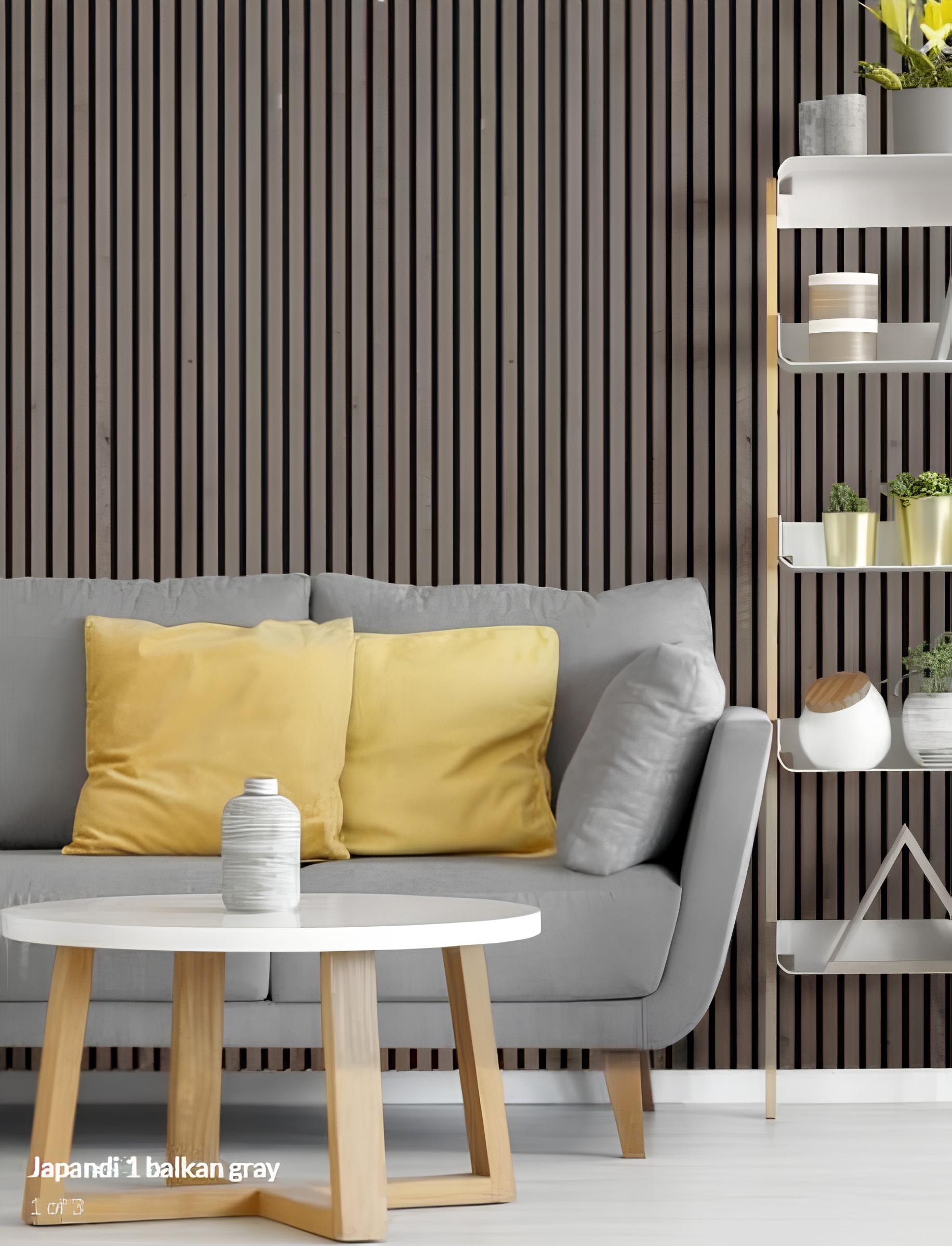 Wall Panel 16x242 De WPC Para Pared Estilo Japandi Chocolate
