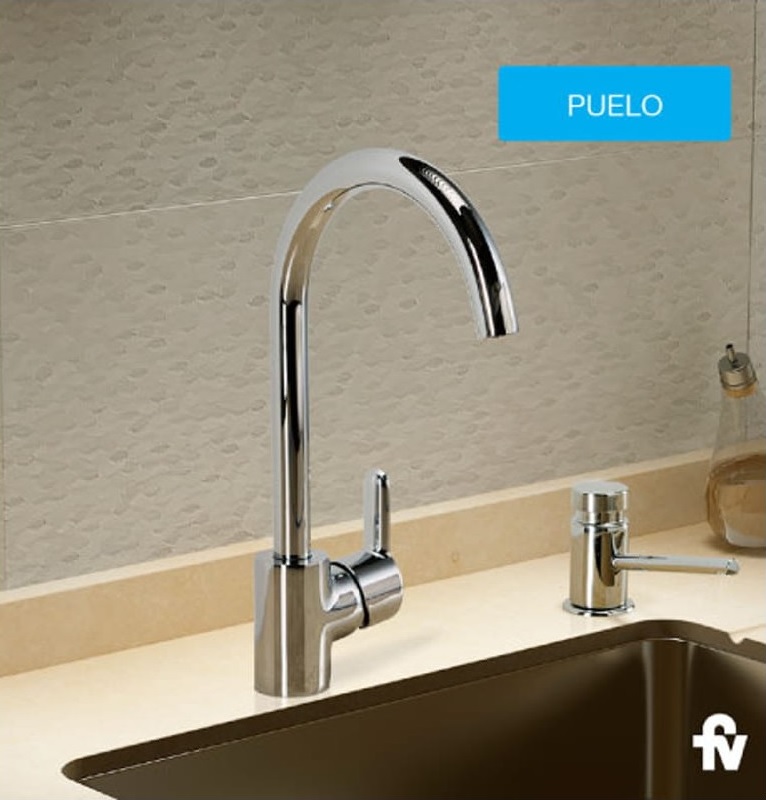 Griferia Monocomando Para Cocina Fv Puelo Alto 411.04/B5