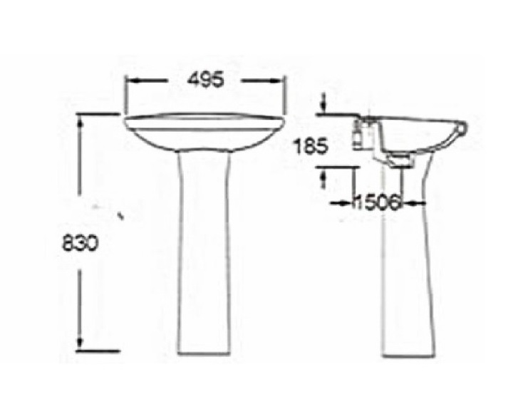 Columna Roca Italiana Blanco