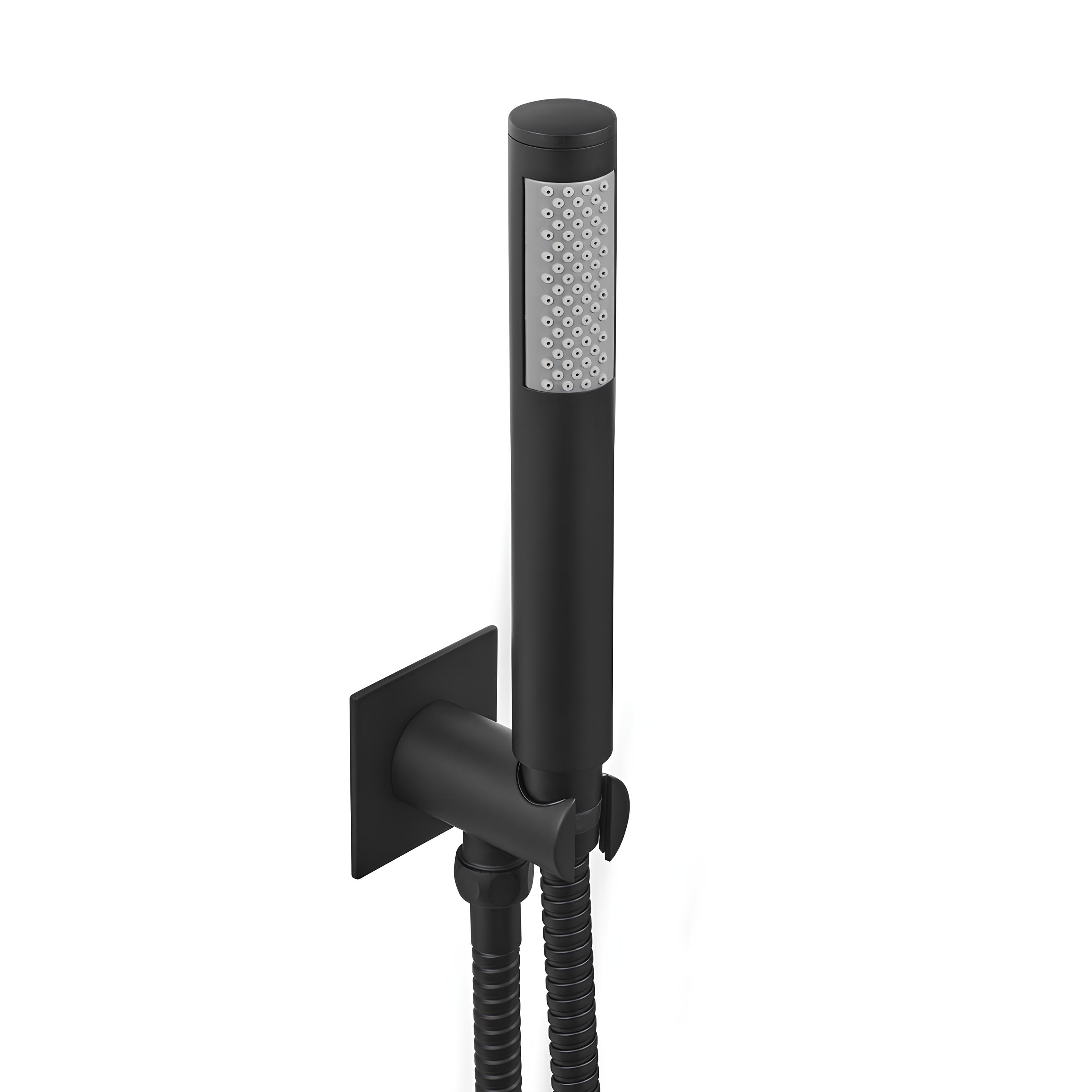 Grifería Monocomando Para Ducha 3 funciones Con Transferencia Peirano Fabric Black 80-200N