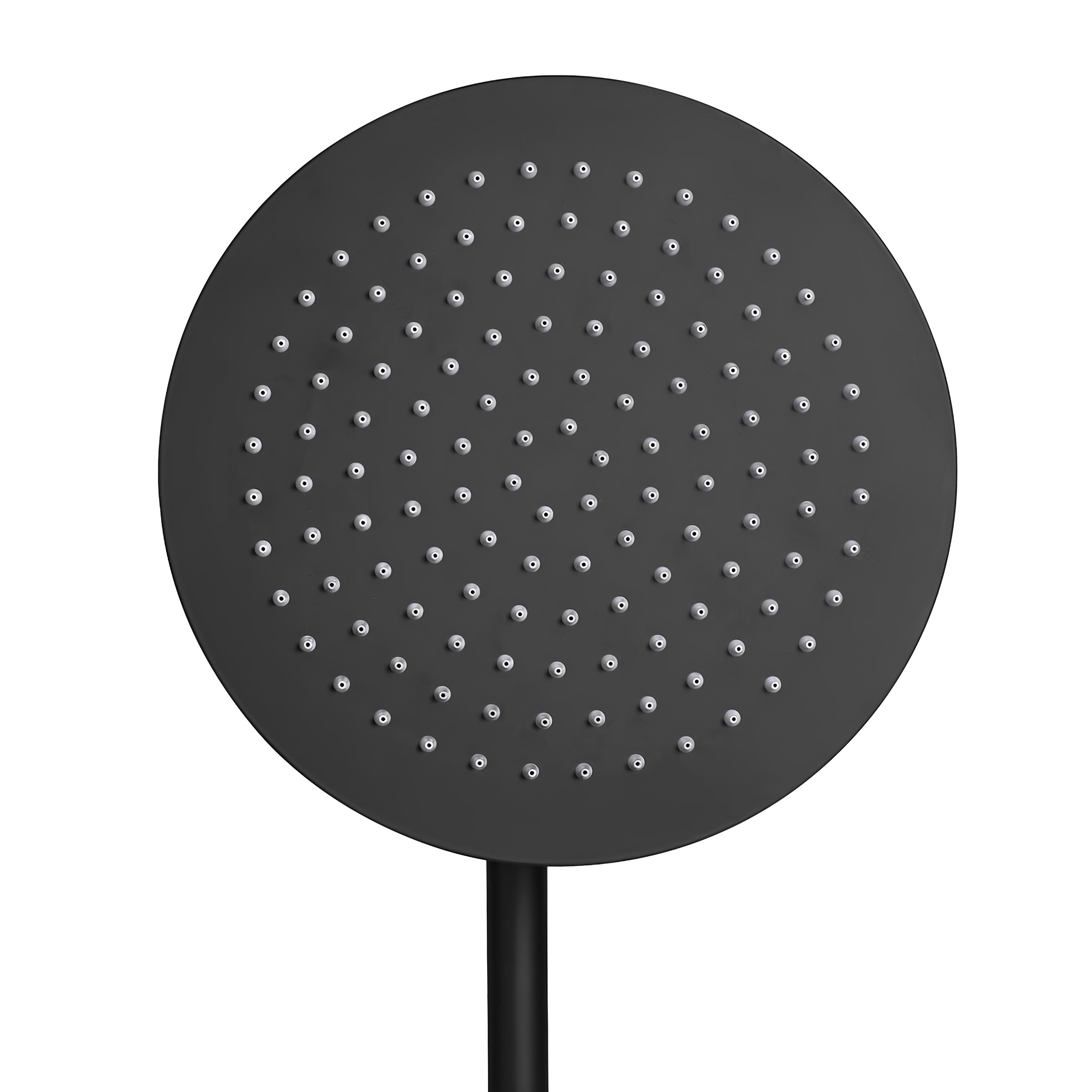 Grifería Monocomando Para Ducha 3 funciones Con Transferencia Peirano Fabric Black 80-200N