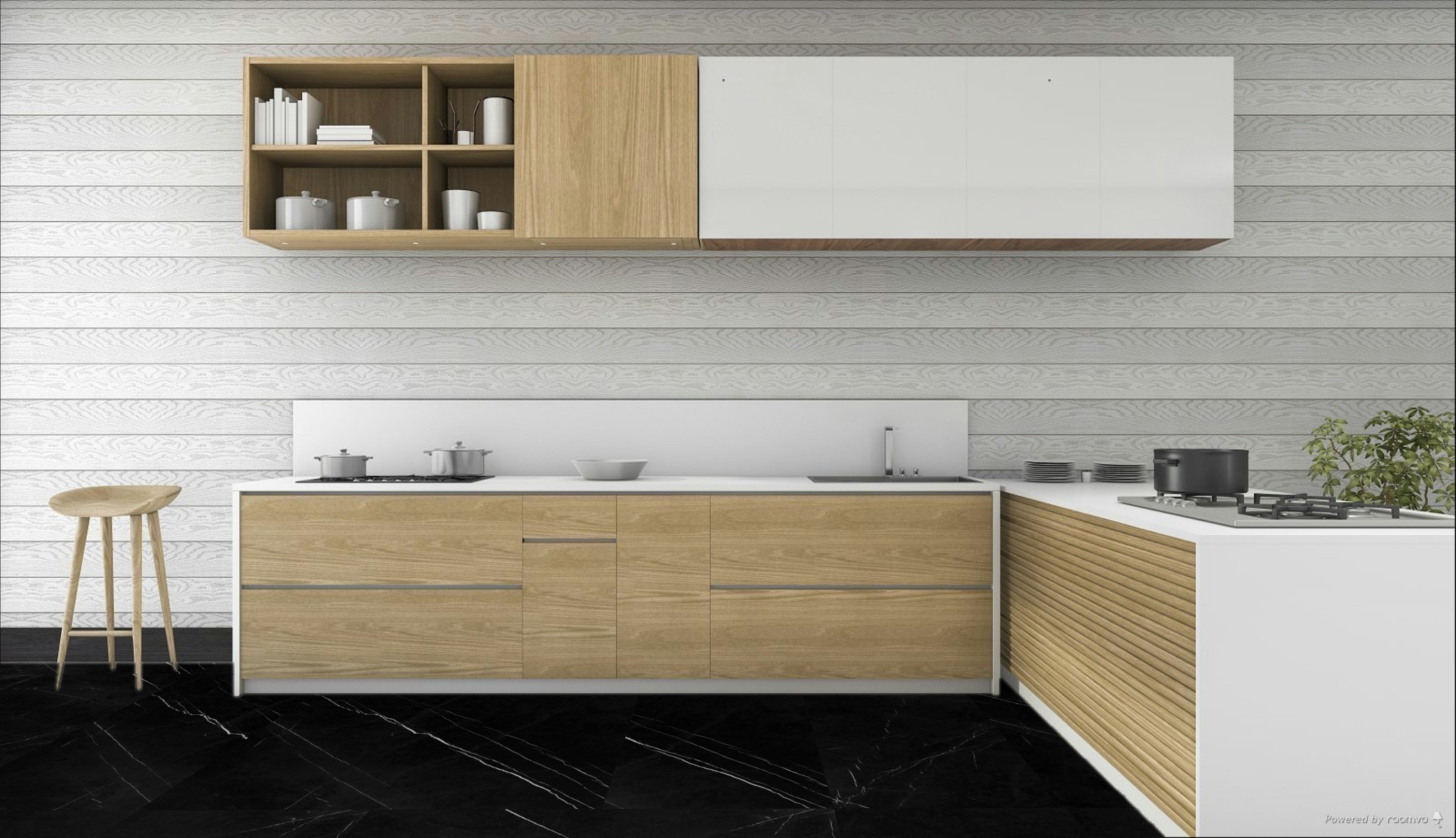 Porcelánico Embramaco 63x122 Armani Nero Lux