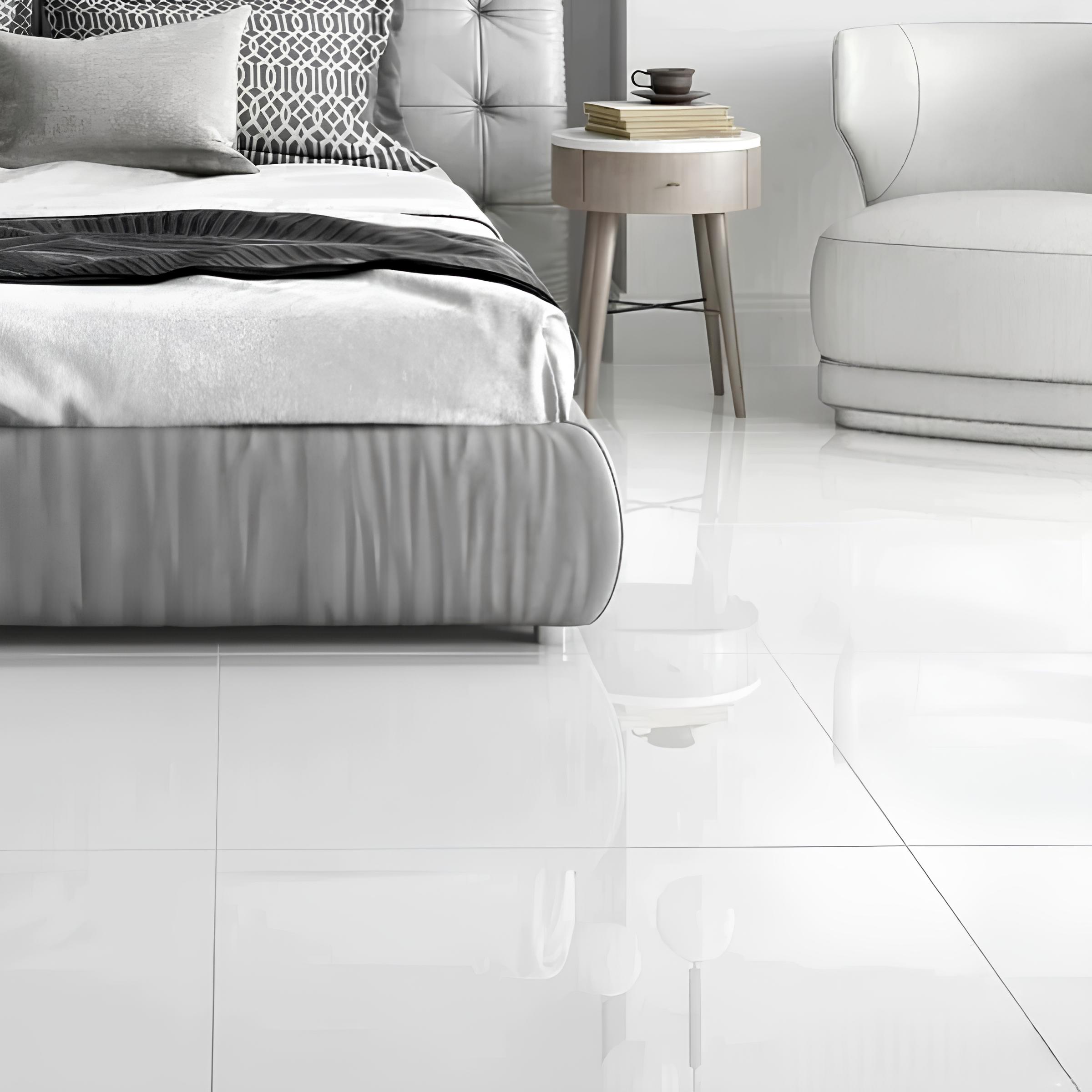 Porcelanato San Lorenzo 57x57 White Pulido