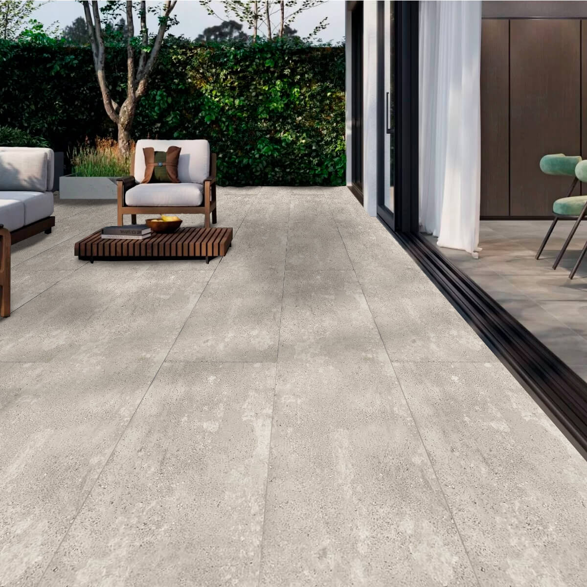 Porcelanato Cerro Negro 45x181 Concreto