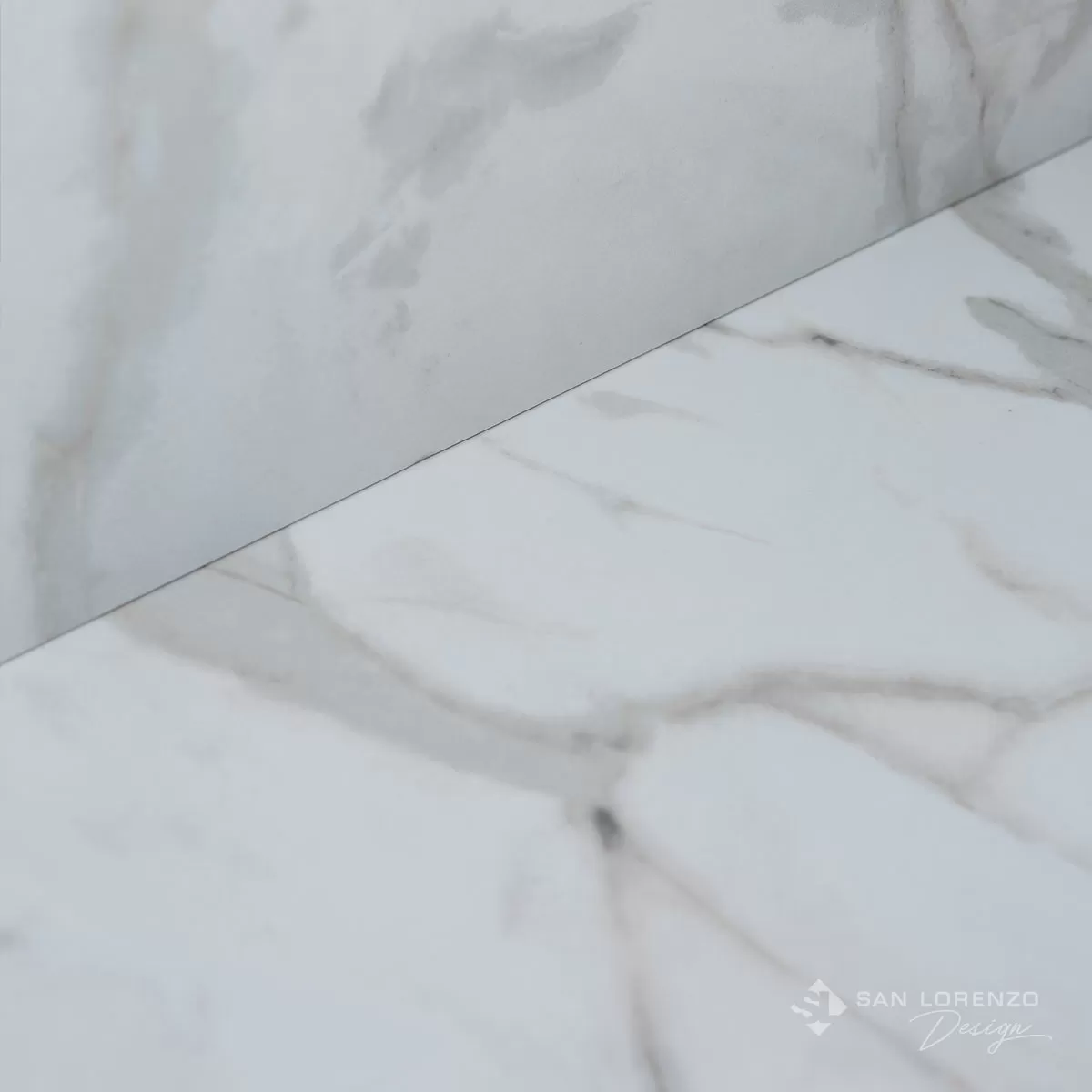 Porcelanato San Lorenzo 60x60 Calacata Bianco
