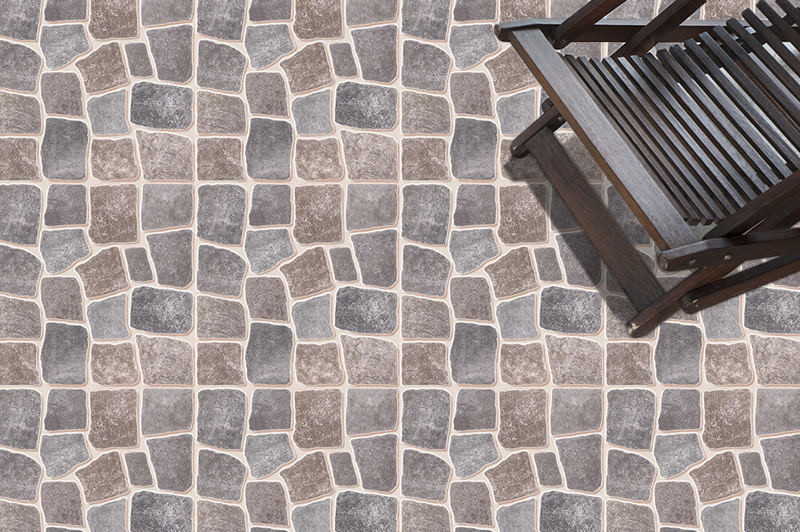 Cerámica Antideslizante Para Exterior Alberdi 46x46 Laja