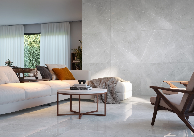 Porcelanato Villagres 106x106 Pulpis Grey