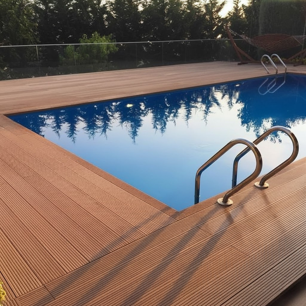 DECK DE PVC PARA INTERIOR EXTERIOR Y PISCINA