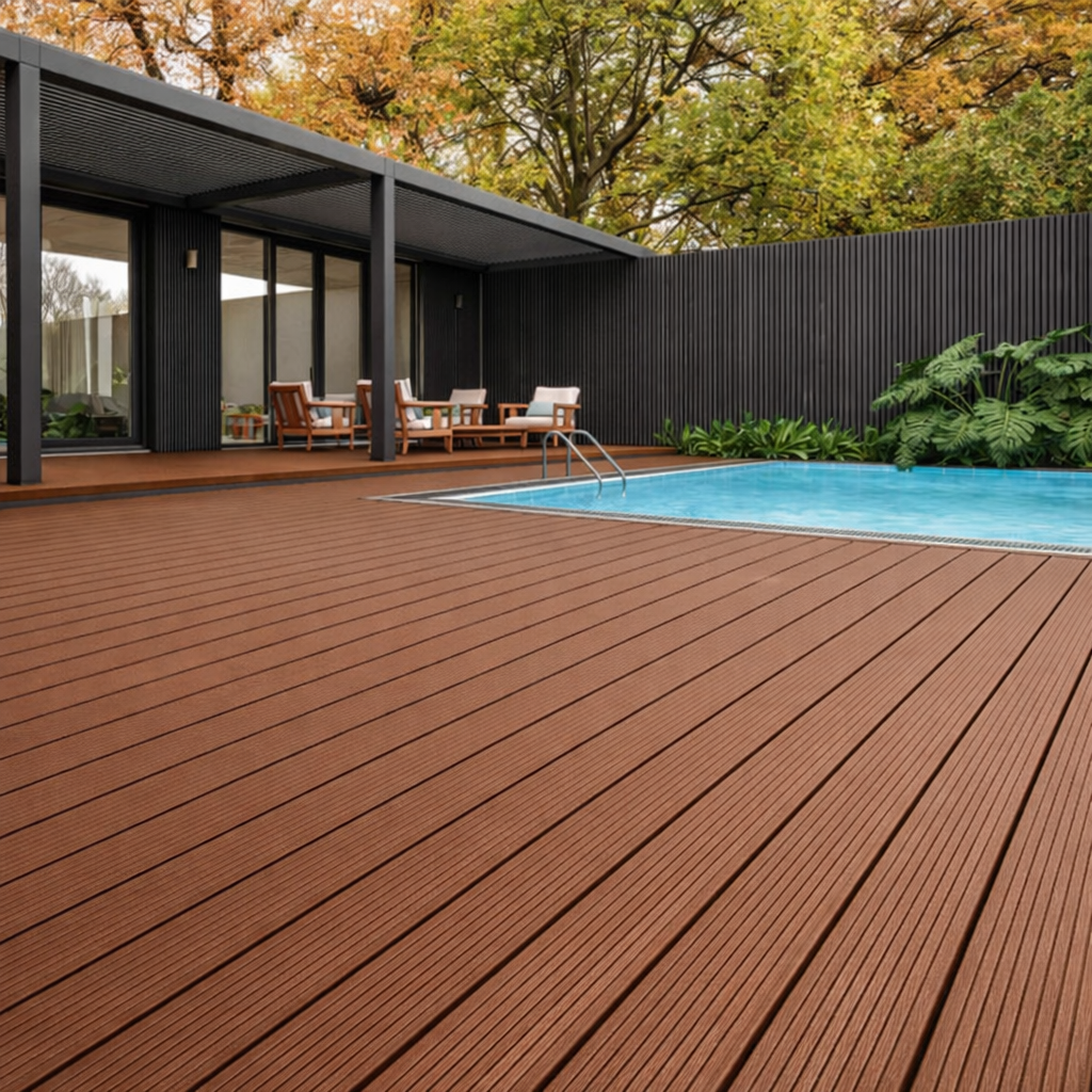 DECK DE PVC PARA INTERIOR EXTERIOR Y PISCINA