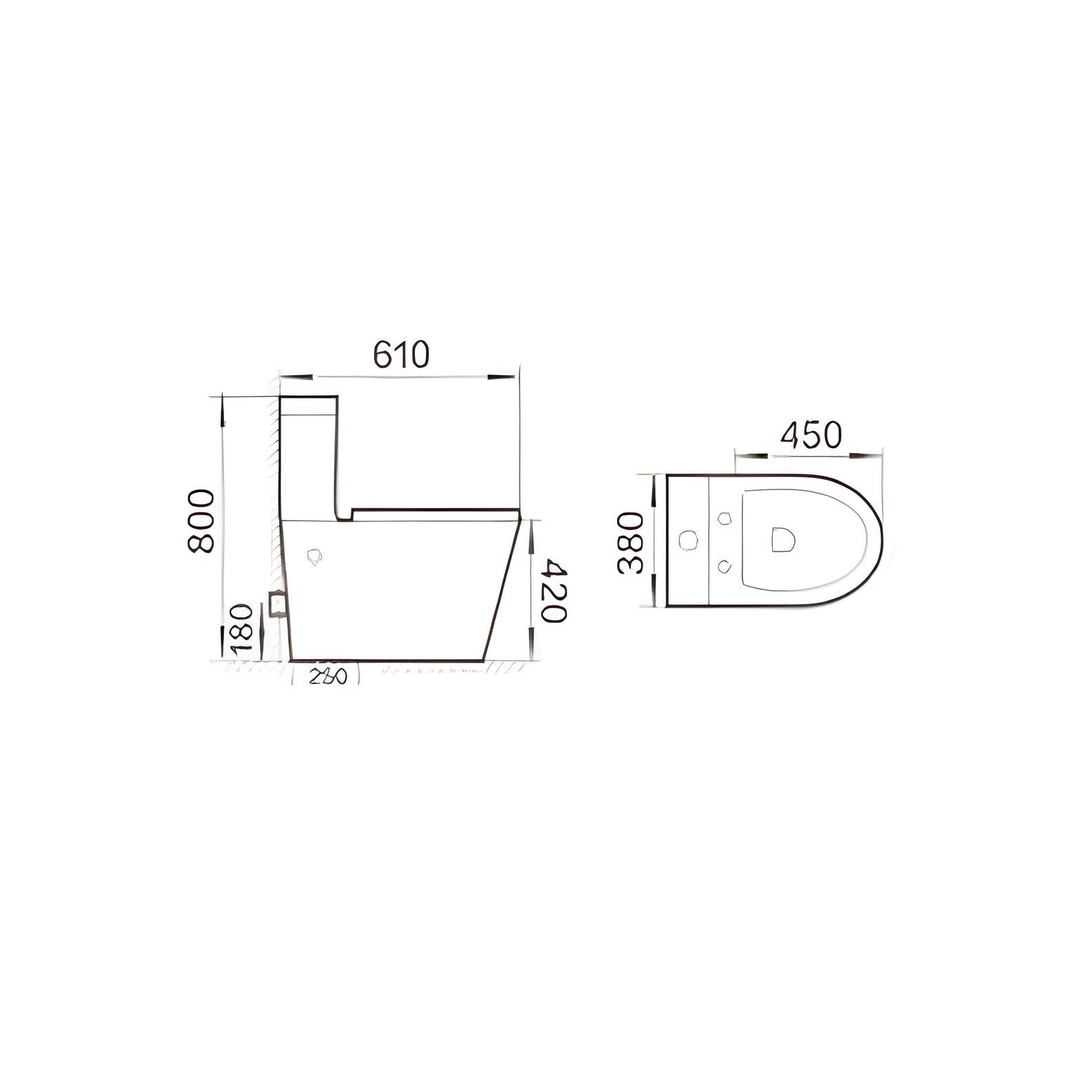 Bidet Monocomando Peirano Stone white