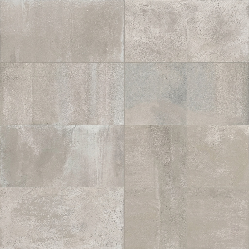 Porcelanato Simil Cemento Vite 120x120 Antico Light Grey Natural
