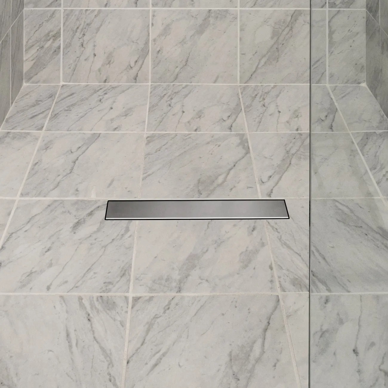 Desagüe Lineal de ABS Para Ducha Atrim Clásico Liso Mate 45 Cm DPP450T02