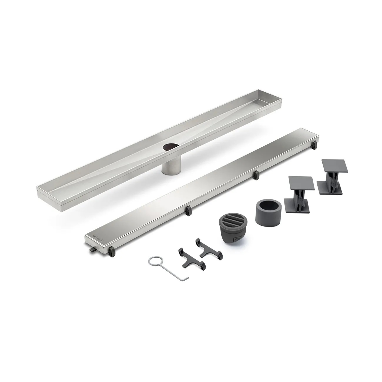 Desagüe Lineal De Acero Para Ducha Atrim Clásico Brillante 70 cm DA700T04