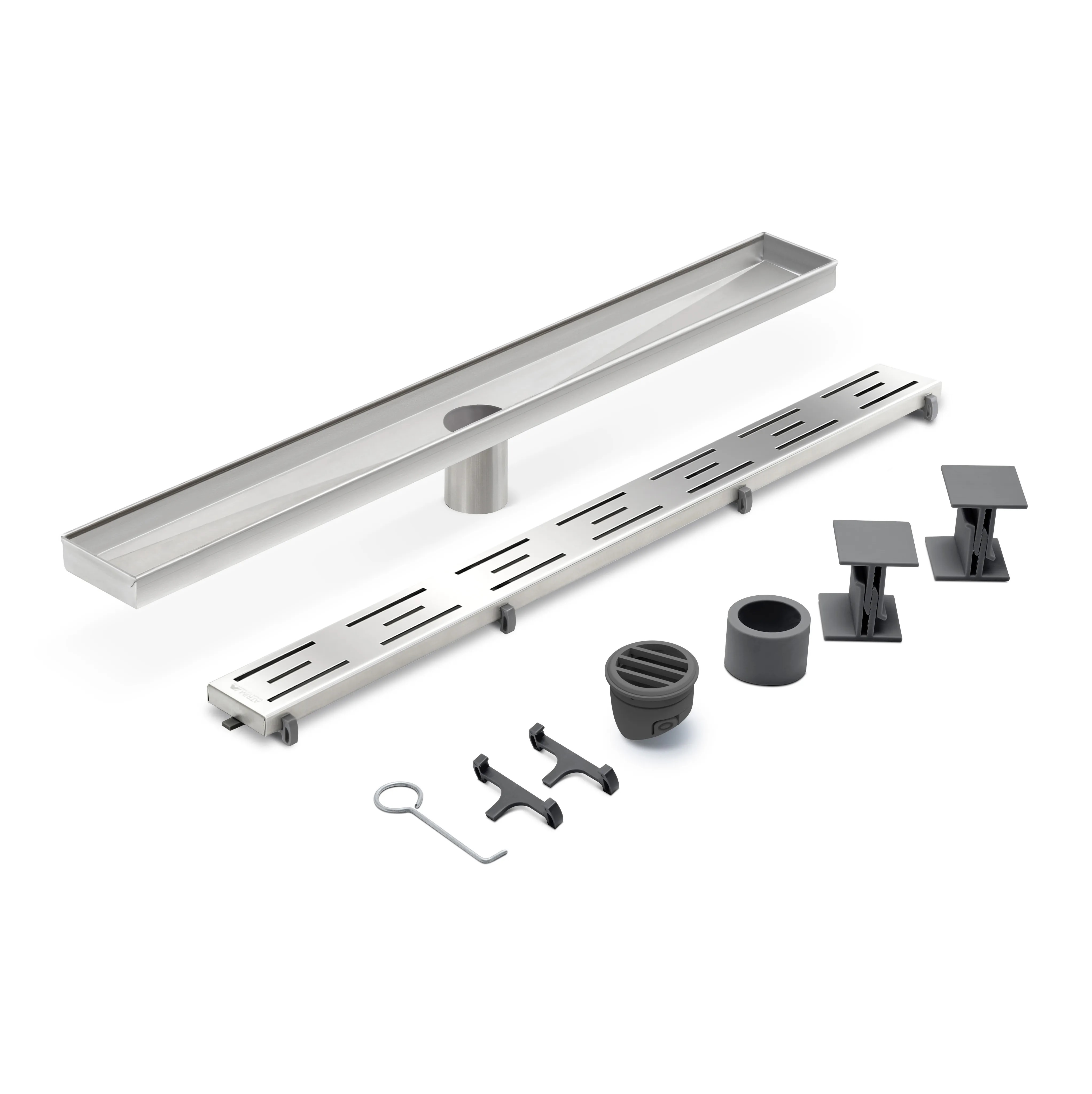 Desagüe Lineal De Acero Para Ducha Atrim Inca Brillante 70 cm DA700T06