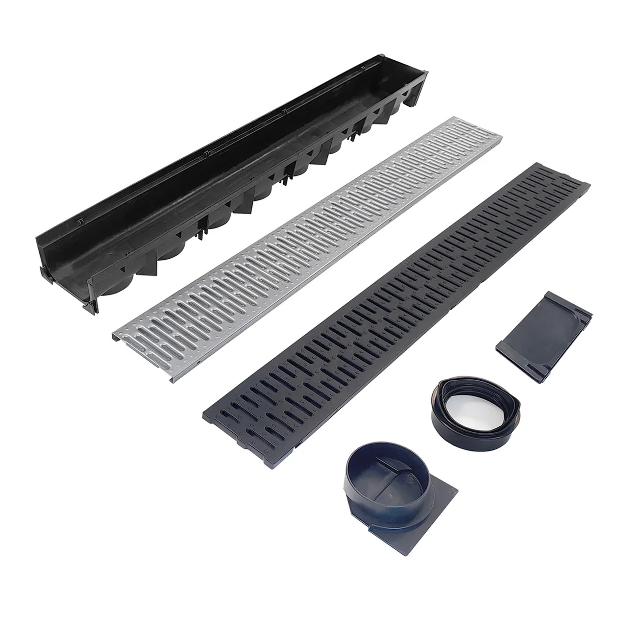Desagüe Lineal De Acero Para Exterior Atrim Infinity Enduro Galvanizado 100 cm DIEAG1000