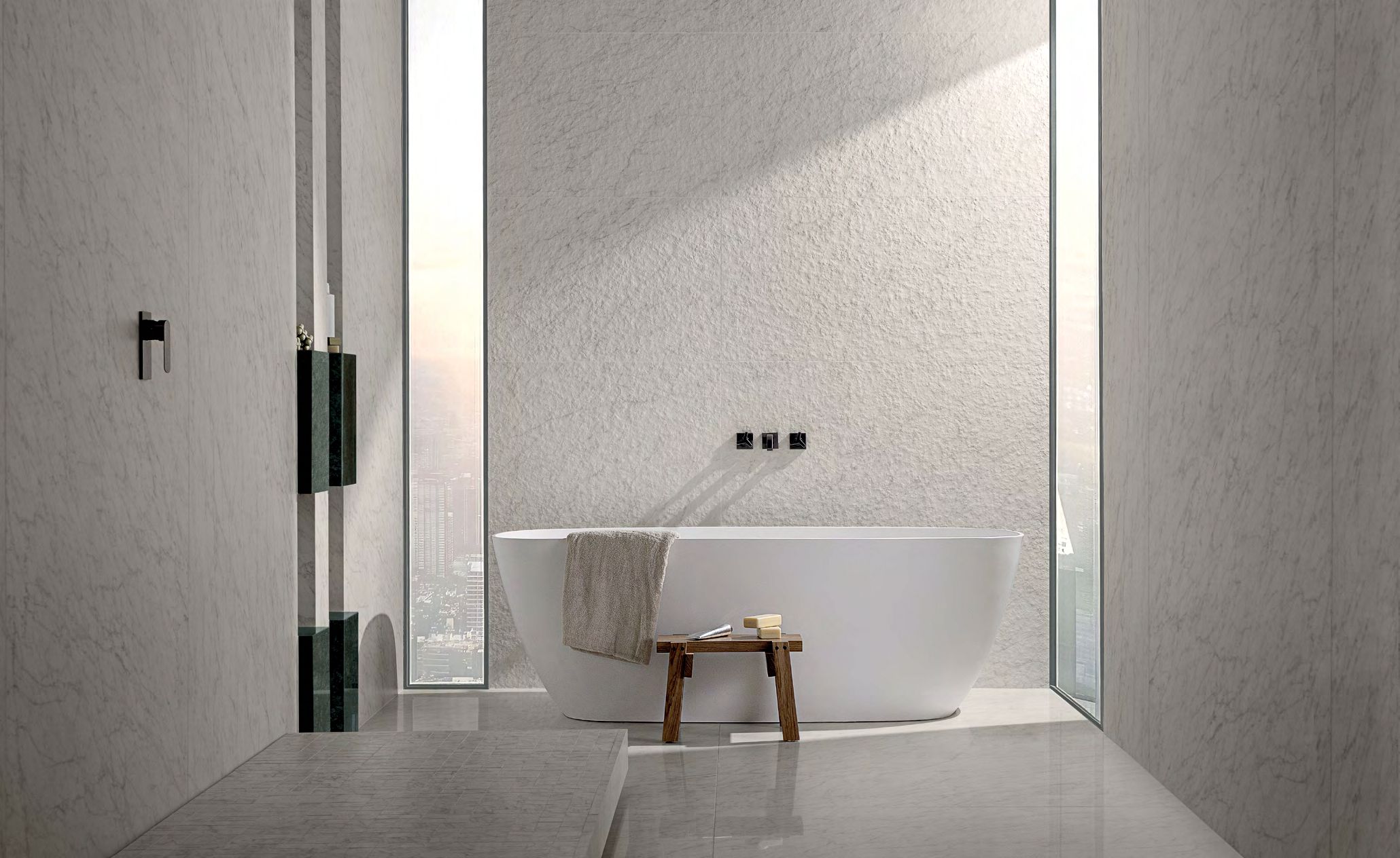 Porcelanato Semipulido Portobello 120x120 Carrara Icon Soft