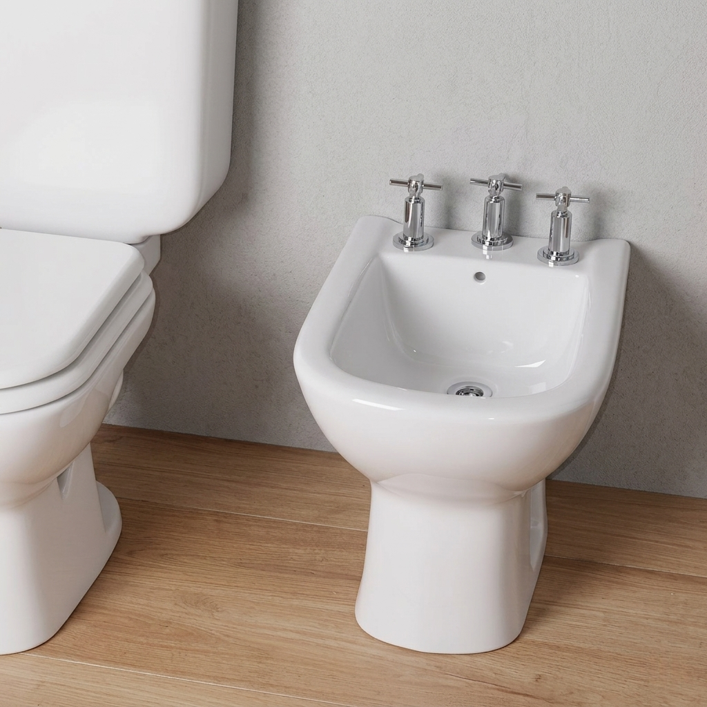 Bidet Ferrum Bari Blanco 3 Agujeros