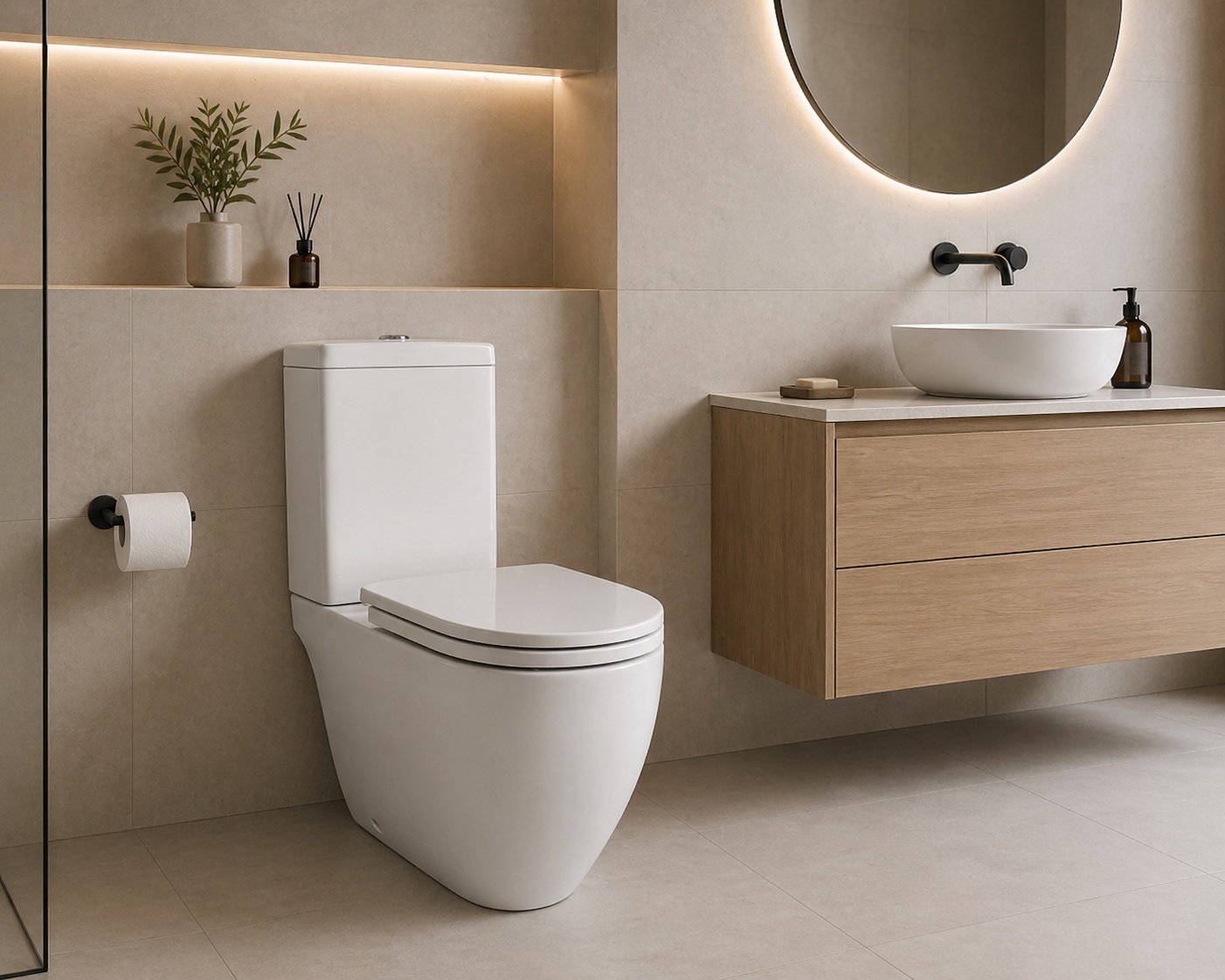 Deposito De Apoyar inodoro Ferrum Fontana Dual Blanco