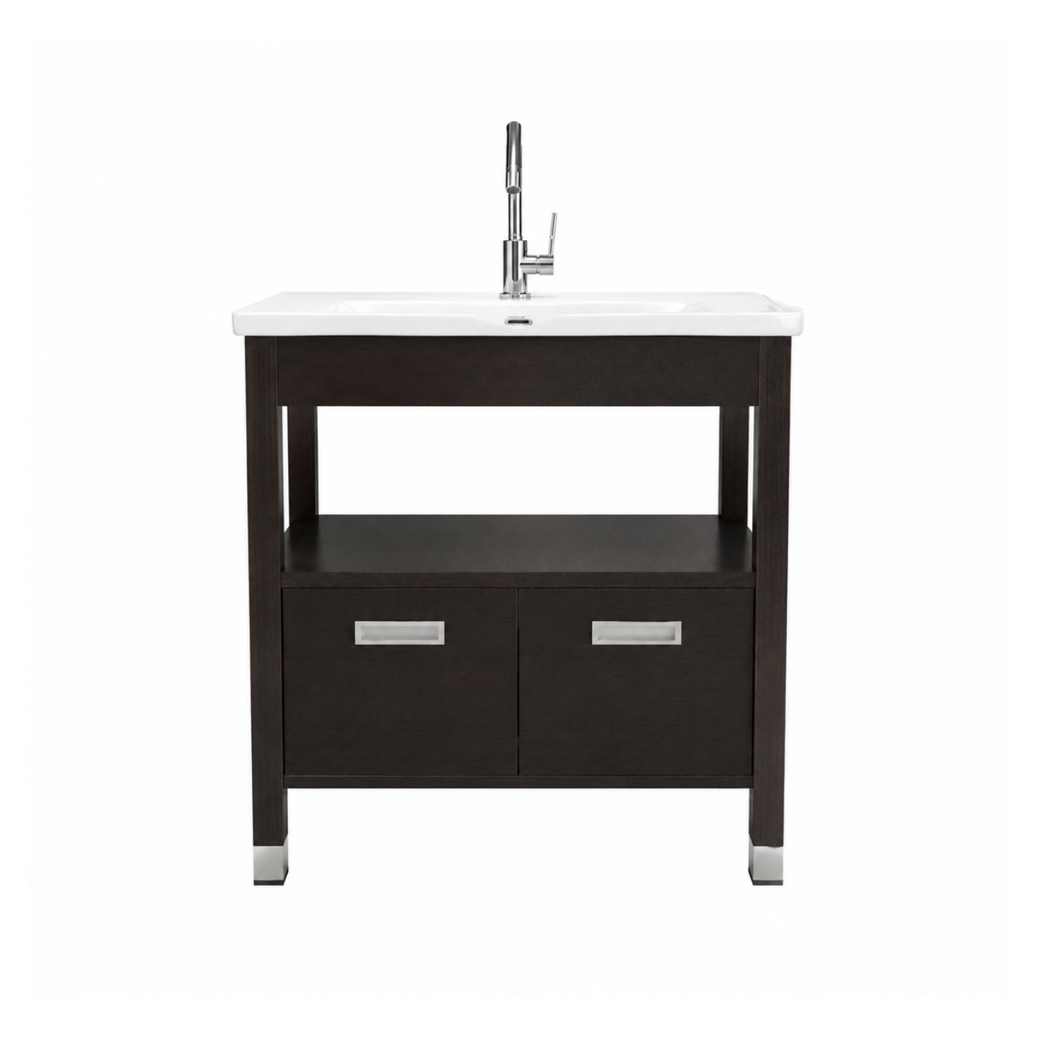Vanitory De Pie Con Bacha Monocomando Campi Domus 85 Cm