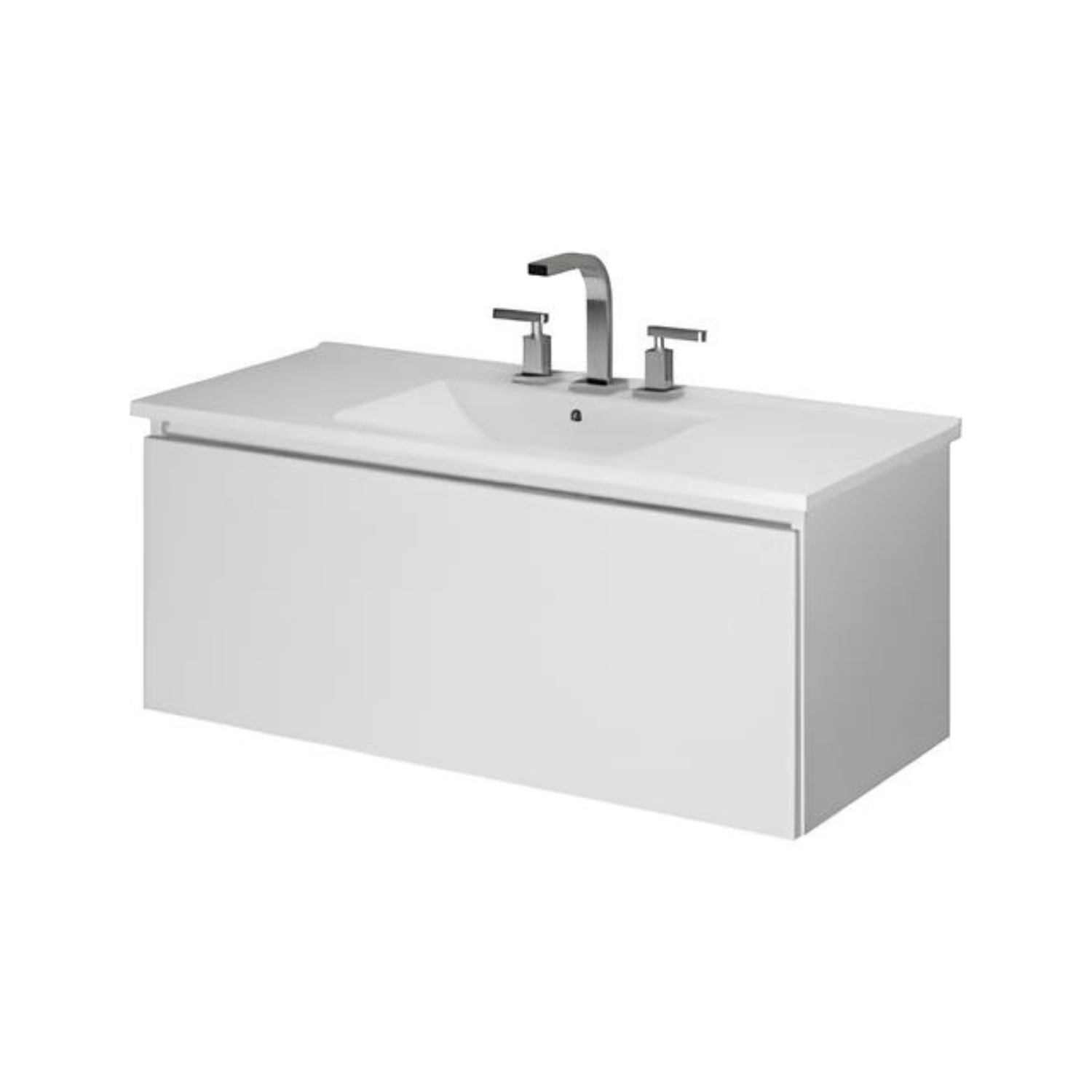 Vanitory De Colgar Schneider City Blanco 100 Cm