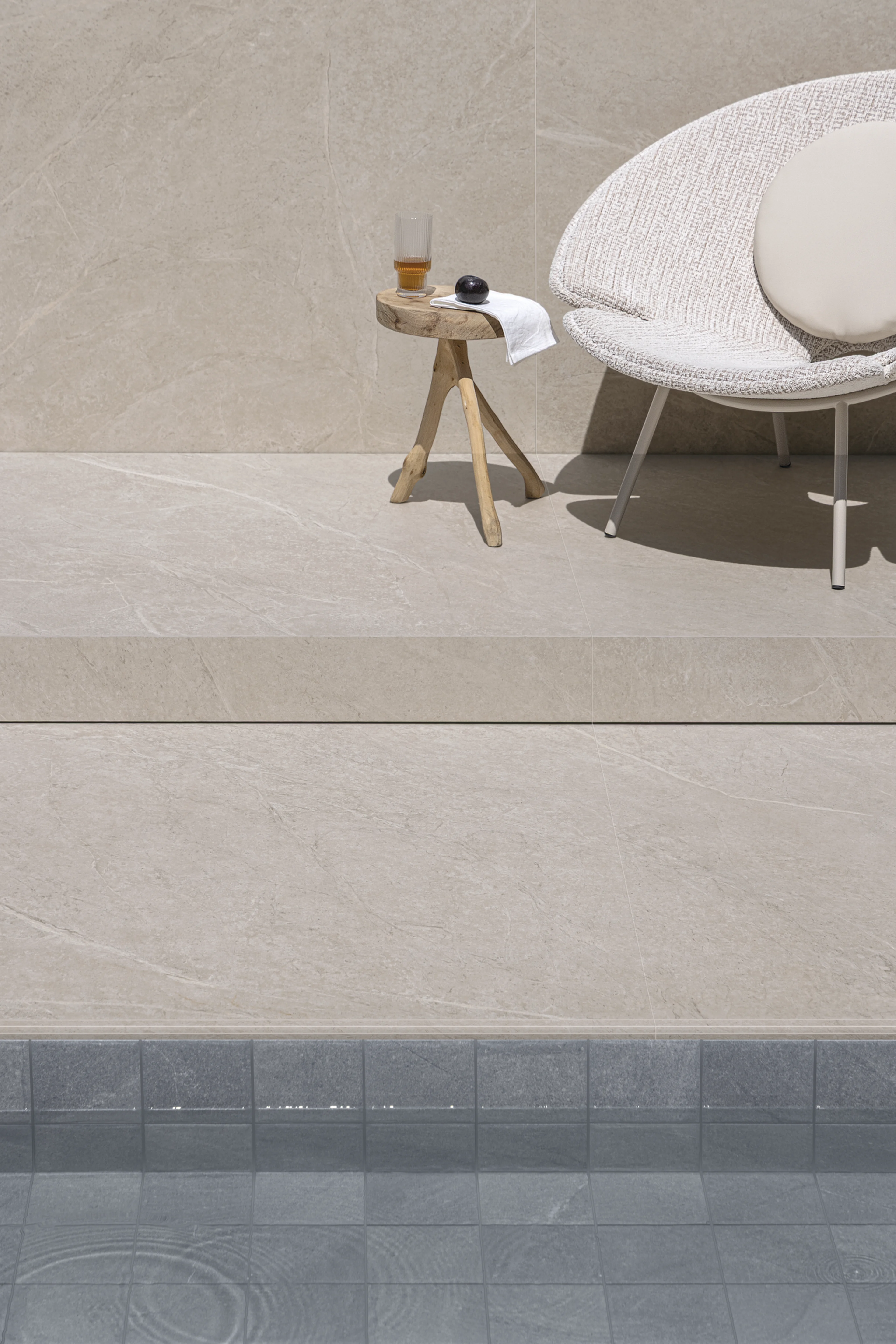 Porcelanato Natural Portobello 120x120 Apalaches Off White