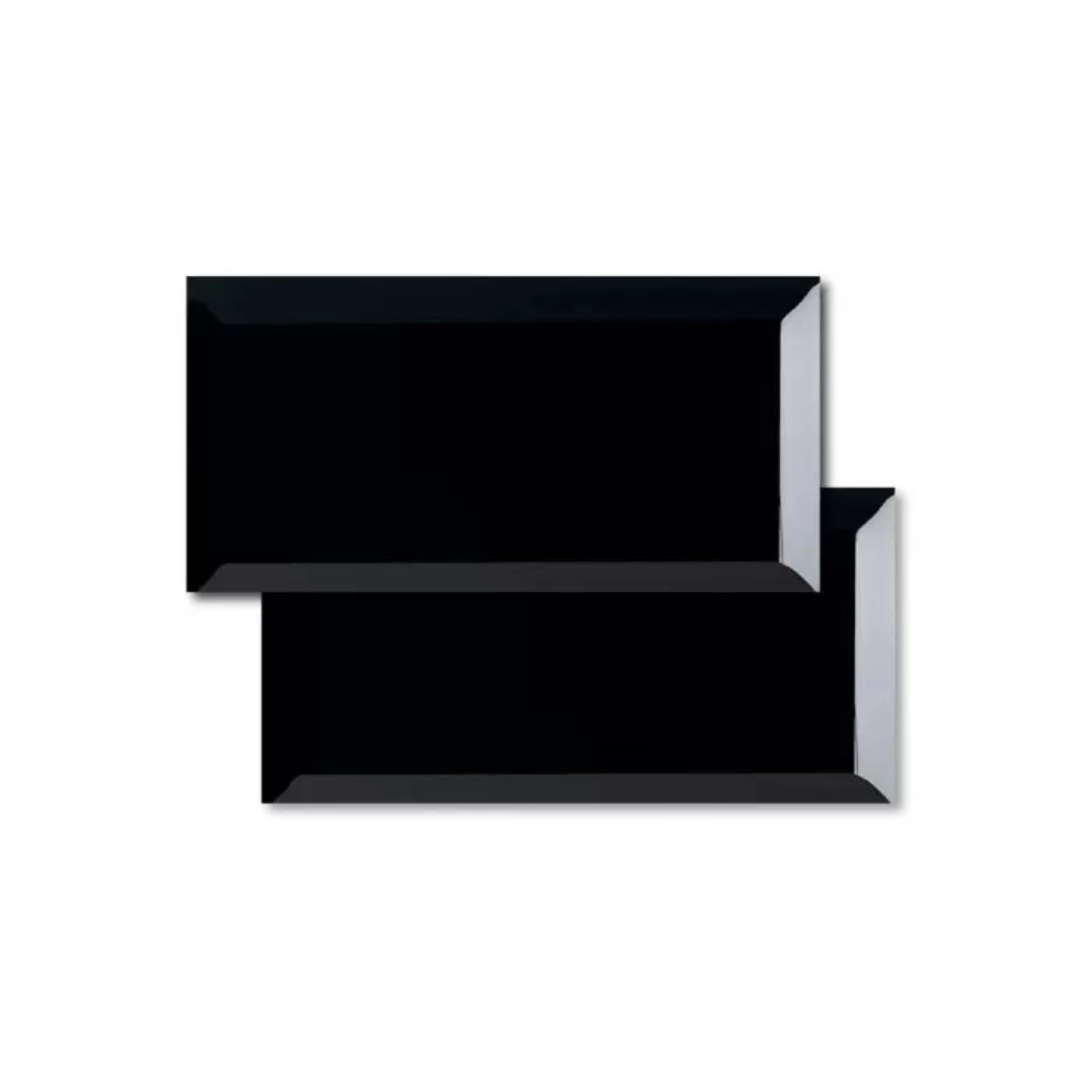 Ceramica San Lorenzo 7.7x15.4 Bisote negro subway