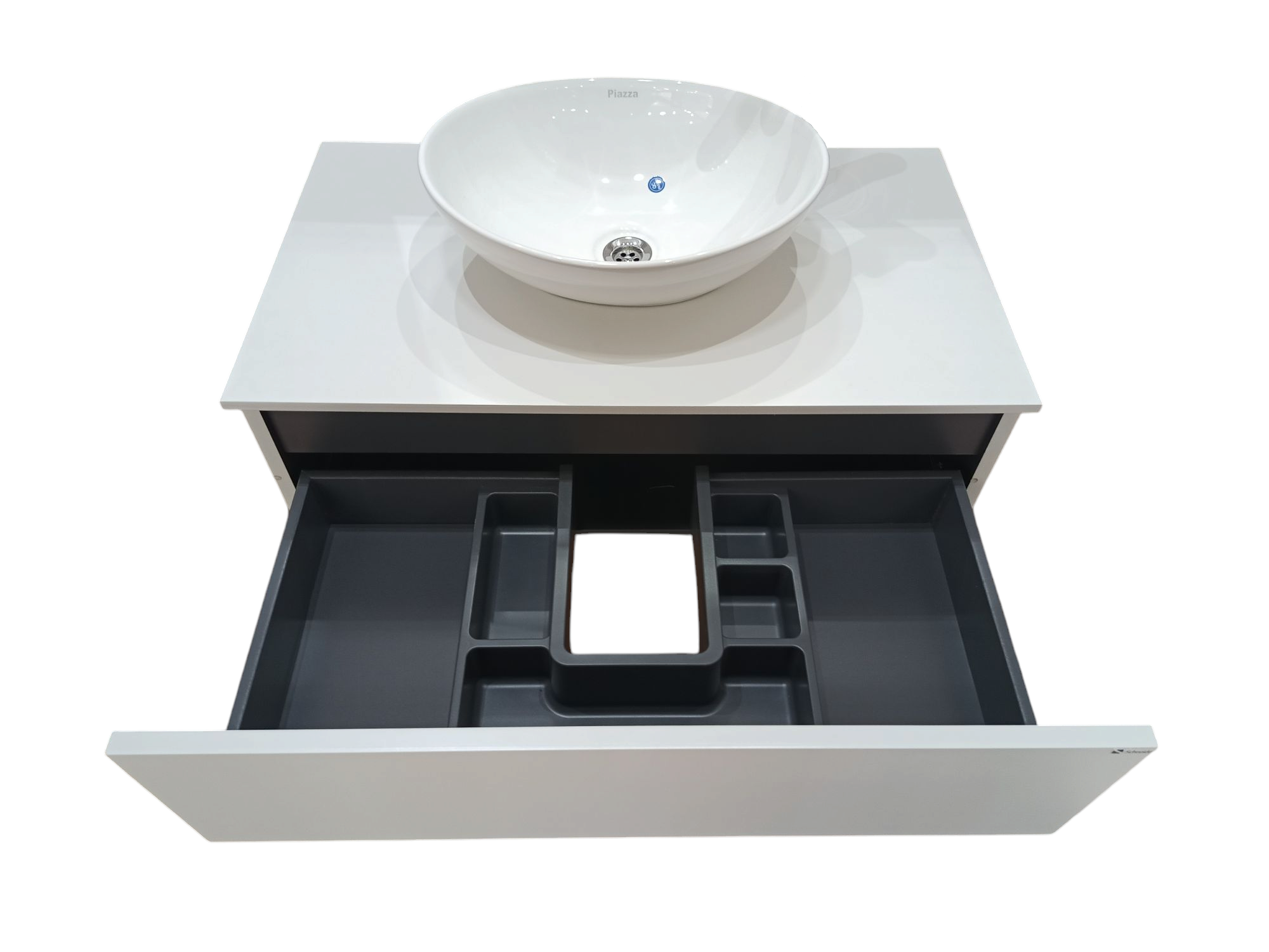 Mueble Vanitory De Colgar Schneider Zetta 60 Cm blanco